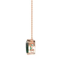 Round and Pear Toi et Moi Necklace