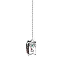Round and Pear Toi et Moi Necklace
