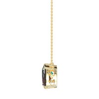 Round and Pear Toi et Moi Necklace