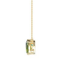 Round and Pear Toi et Moi Necklace
