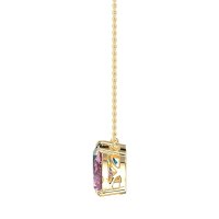 Round and Pear Toi et Moi Necklace
