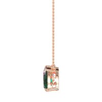 Round and Pear Toi et Moi Necklace