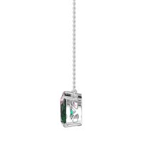 Round and Pear Toi et Moi Necklace
