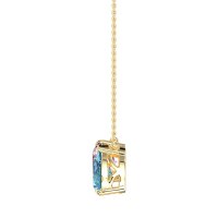 Round and Pear Toi et Moi Necklace