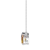 Round and Pear Toi et Moi Necklace