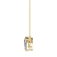 Round and Pear Toi et Moi Necklace