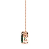 Round and Pear Toi et Moi Necklace