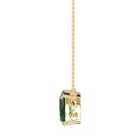 Round and Pear Toi et Moi Necklace