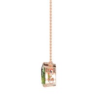 Round and Pear Toi et Moi Necklace