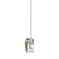 Round and Pear Toi et Moi Necklace