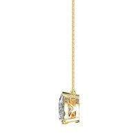 Oval and Pear Toi et Moi Necklace