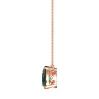Oval and Pear Toi et Moi Necklace