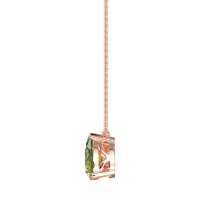 Oval and Pear Toi et Moi Necklace