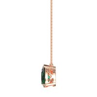 Oval and Pear Toi et Moi Necklace