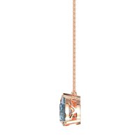 Oval and Pear Toi et Moi Necklace