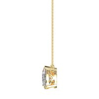 Oval and Pear Toi et Moi Necklace