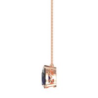 Oval and Pear Toi et Moi Necklace