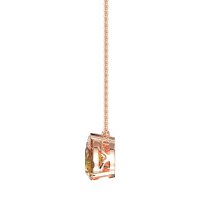 Oval and Pear Toi et Moi Necklace