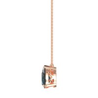Oval and Pear Toi et Moi Necklace