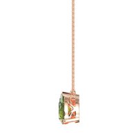 Oval and Pear Toi et Moi Necklace