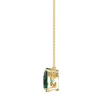 Oval and Pear Toi et Moi Necklace