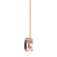 Oval and Pear Toi et Moi Necklace