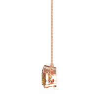 Oval and Pear Toi et Moi Necklace
