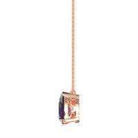 Oval and Pear Toi et Moi Necklace