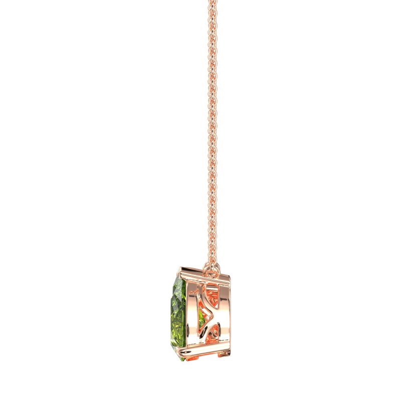 Oval and Pear Toi et Moi Necklace