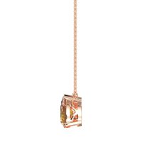 Oval and Pear Toi et Moi Necklace