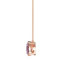 Oval and Pear Toi et Moi Necklace