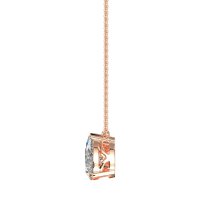 Oval and Pear Toi et Moi Necklace