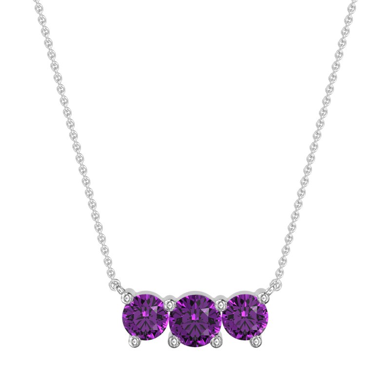 Three-stone Classic Necklace
