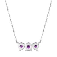 Three-stone Classic Necklace