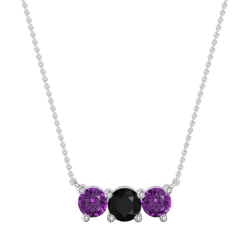 Three-stone Classic Necklace