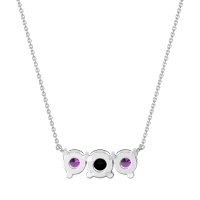 Three-stone Classic Necklace