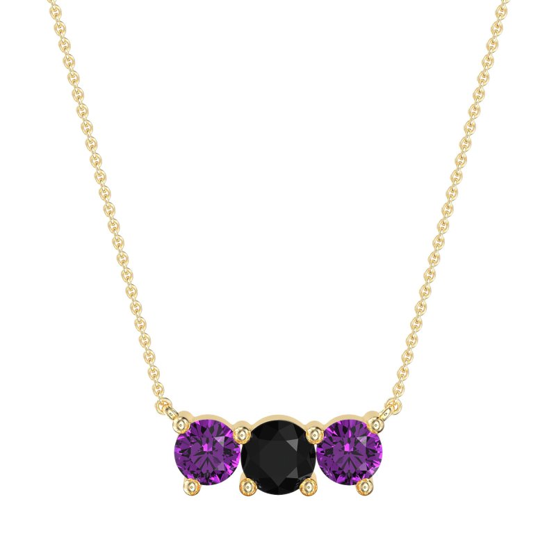 Three-stone Classic Necklace