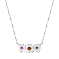Three-stone Classic Necklace