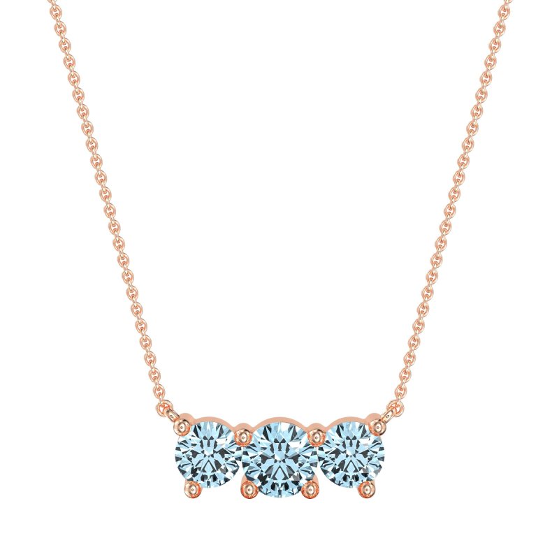 Three-stone Classic Necklace
