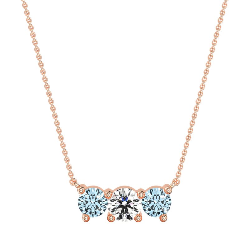 Three-stone Classic Necklace