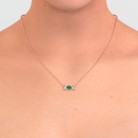 Three-stone Classic Necklace