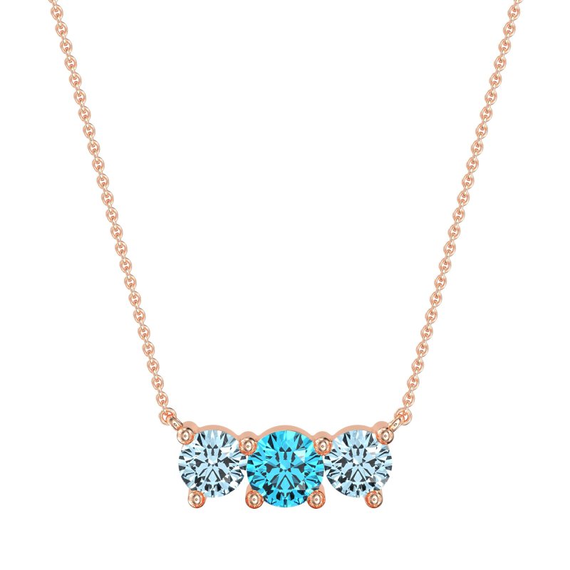 Three-stone Classic Necklace
