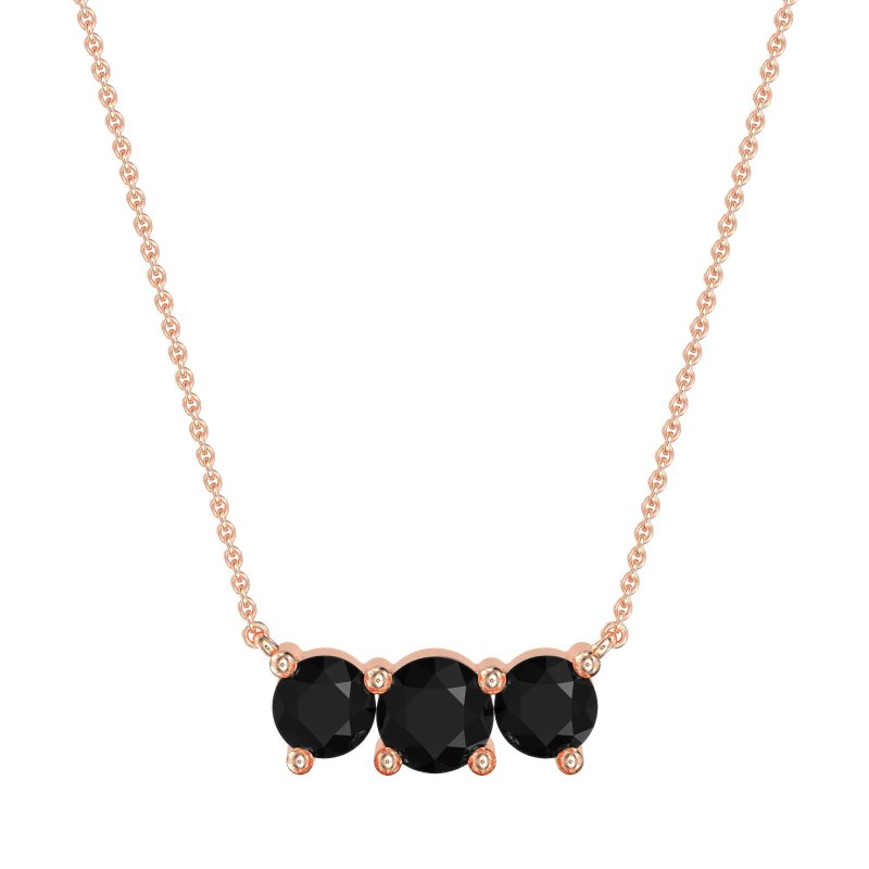 Three-stone Classic Necklace