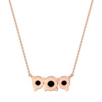 Three-stone Classic Necklace