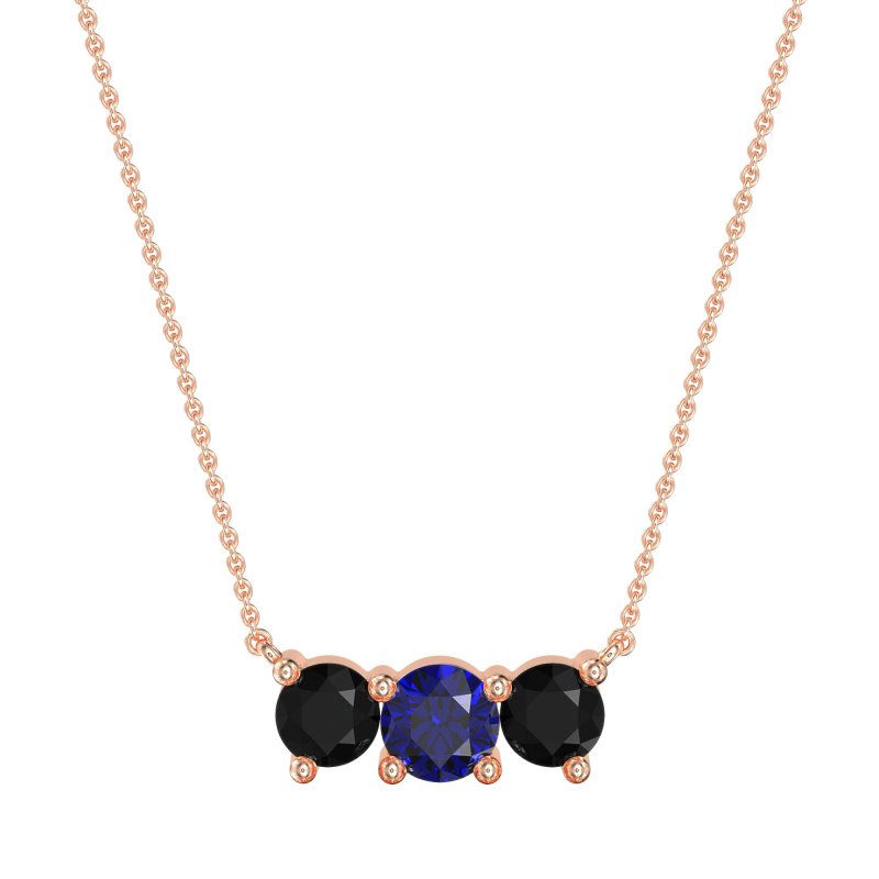 Three-stone Classic Necklace
