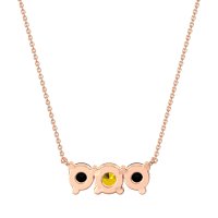 Three-stone Classic Necklace