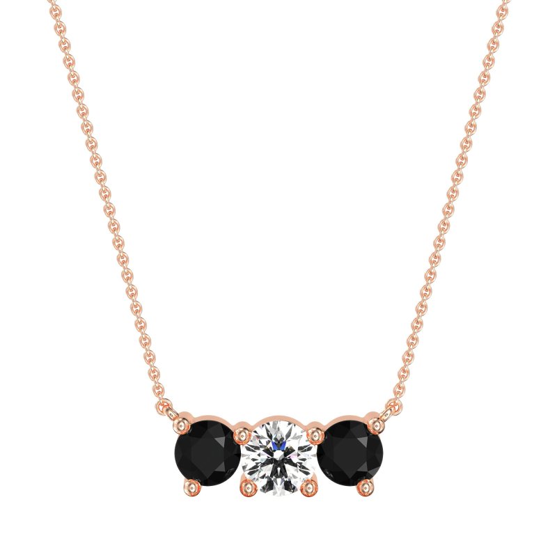 Three-stone Classic Necklace