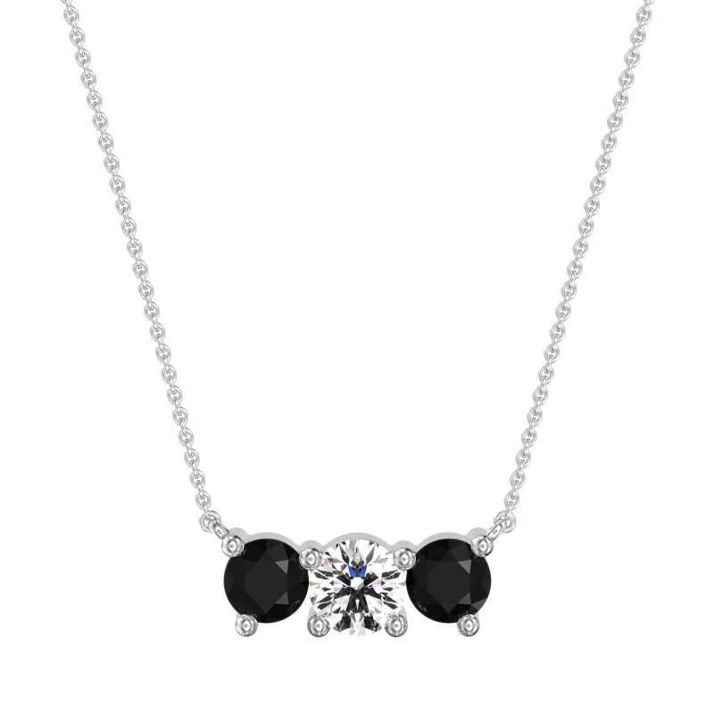 Three-stone Classic Necklace