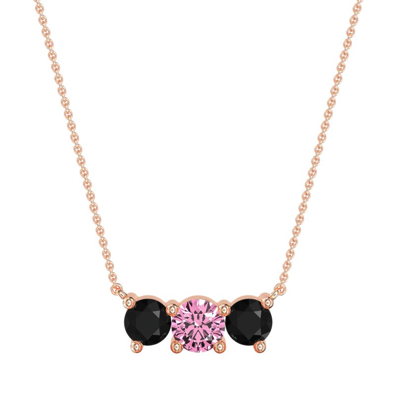 Three-stone Classic Necklace