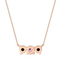 Three-stone Classic Necklace